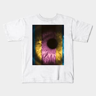 Colorful Iris Kids T-Shirt